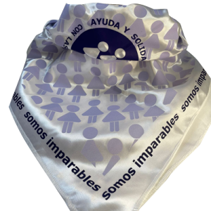 Pañoleta Blanca con estampado